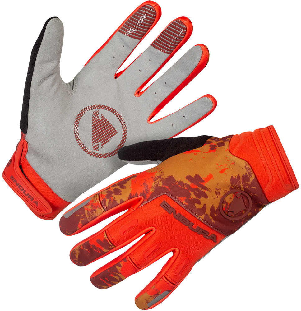 Endura singletrack guantes largos ciclismo Naranja (XL)