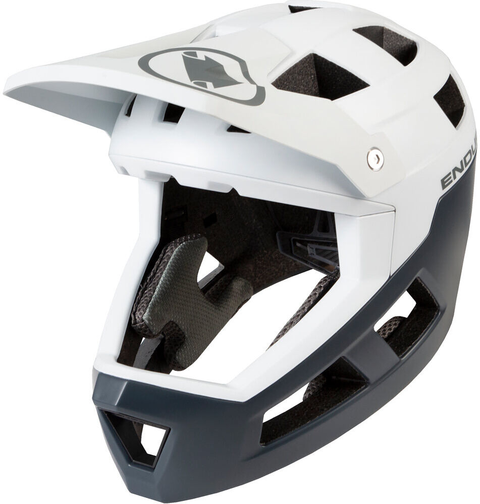 Endura singletrack casco bicicleta Blanco (S-M)