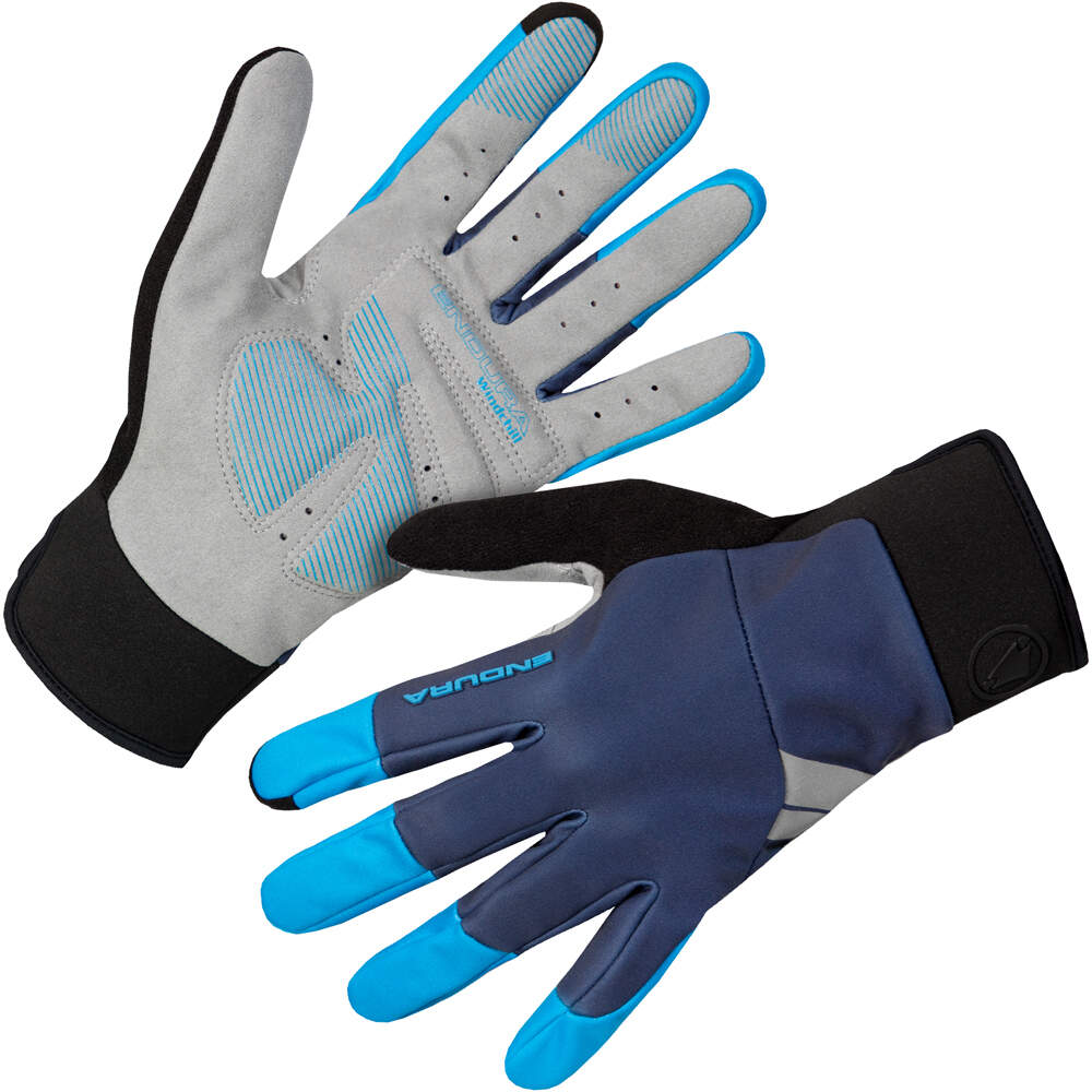 Endura windchill guantes ciclismo invierno Azul (XXL)