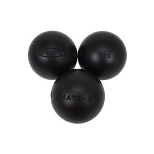 Obut Boules de pétanque Match plus 76mm Noir Taille : 700g Taille : 700g - Publicité