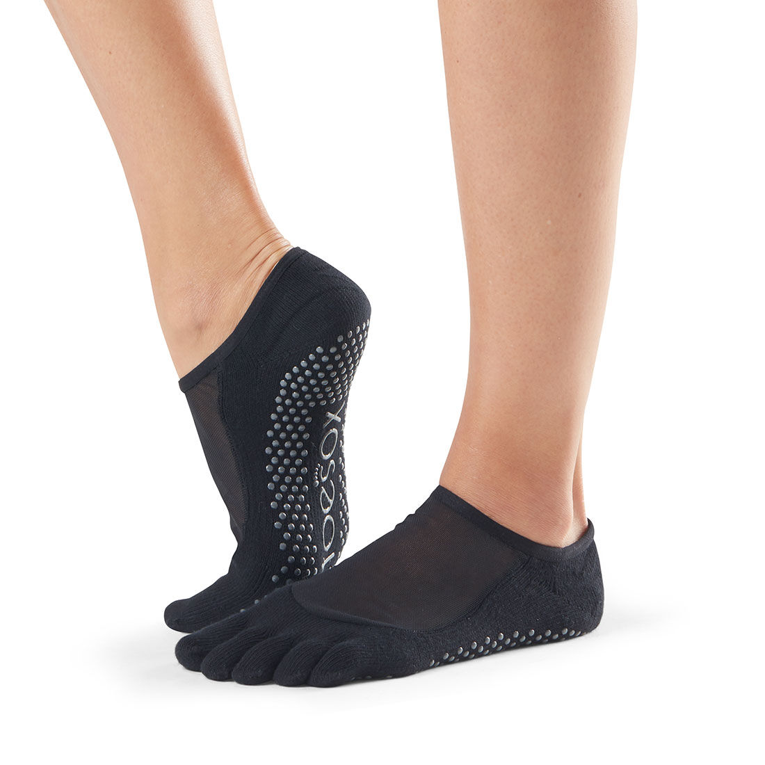 TOESOX Calzini Antiscivolo con dita, con trasparenza