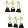 Unomor 6 Stuks Voetbal Award Trofee Voetbal Cadeau Eettafel Decor Voetbaltrofeeën Voor Kinderen Voetbal Decor Gouden Voetbaltrofee Trofee Beker Uitreiking Partij Trofee Herbruikbaar