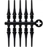 COSMO DARTS Cosmo 2ba Thread Fit Points Plus Black 50 Pack