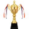 Brensty 11 Inch Gouden Trofee Cup voor Sport Dating Competities Voetbalwinnaar Reacties en Competitie Feestgunsten