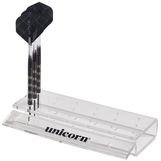 Unicorn Dart Holder transparant 18 x 8,5 x 3 cm - Transparant