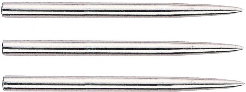 Unicorn steeltip dartpunten 34.90 mm zilver 3 stuks - Zilver