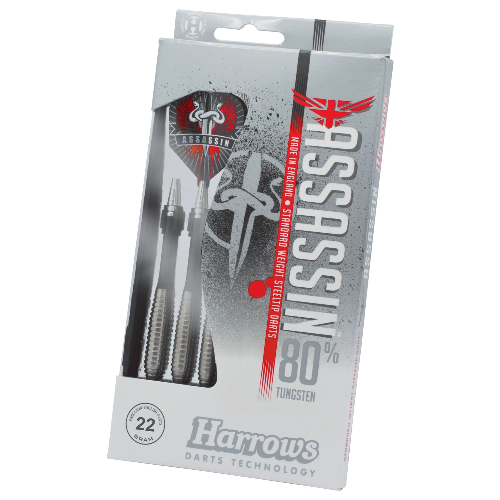 Harrows Assassin, dartpiler 22g Tungsten