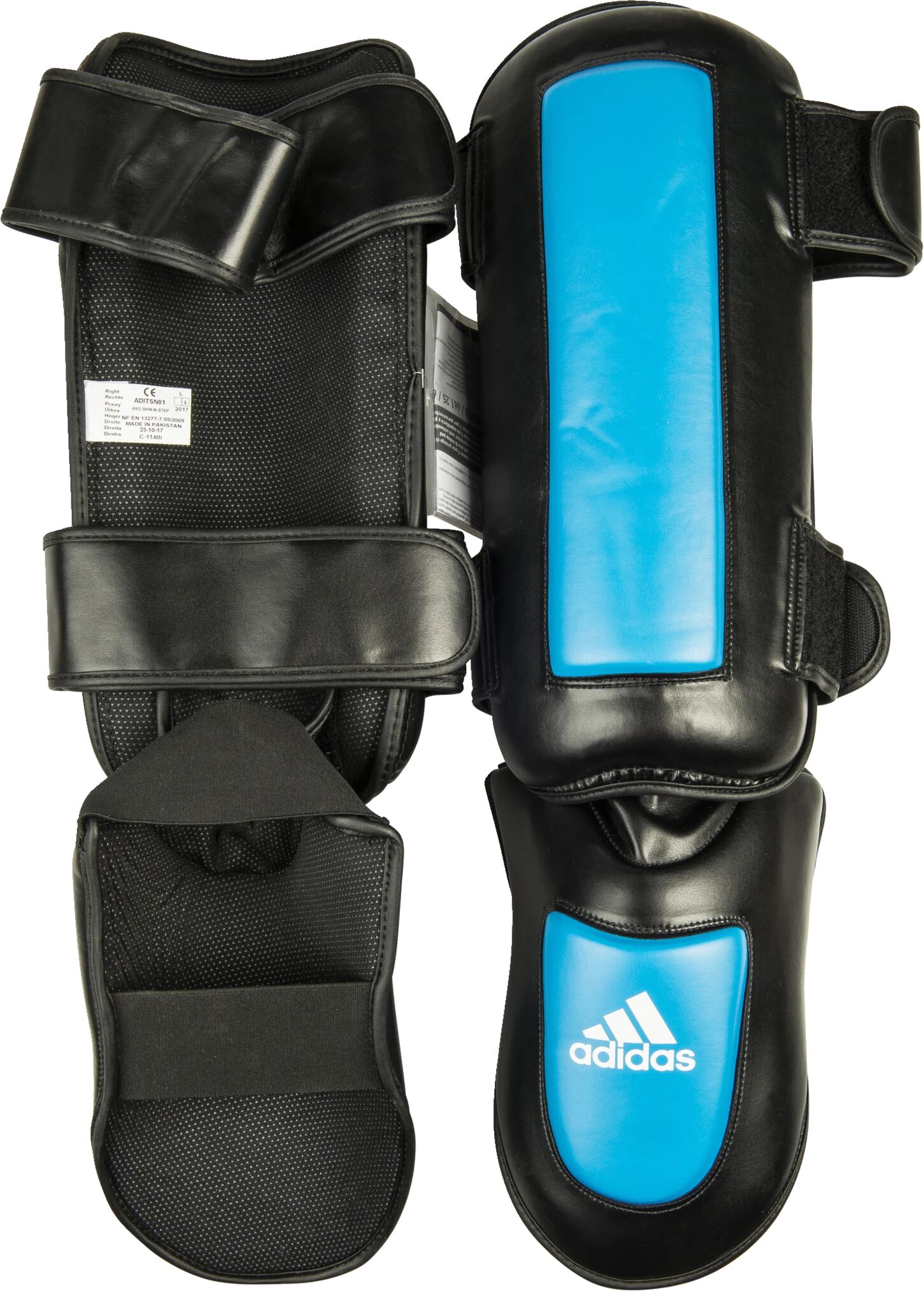 adidas Pro Shin'N Step, leggskinn S Black/Solar Blue