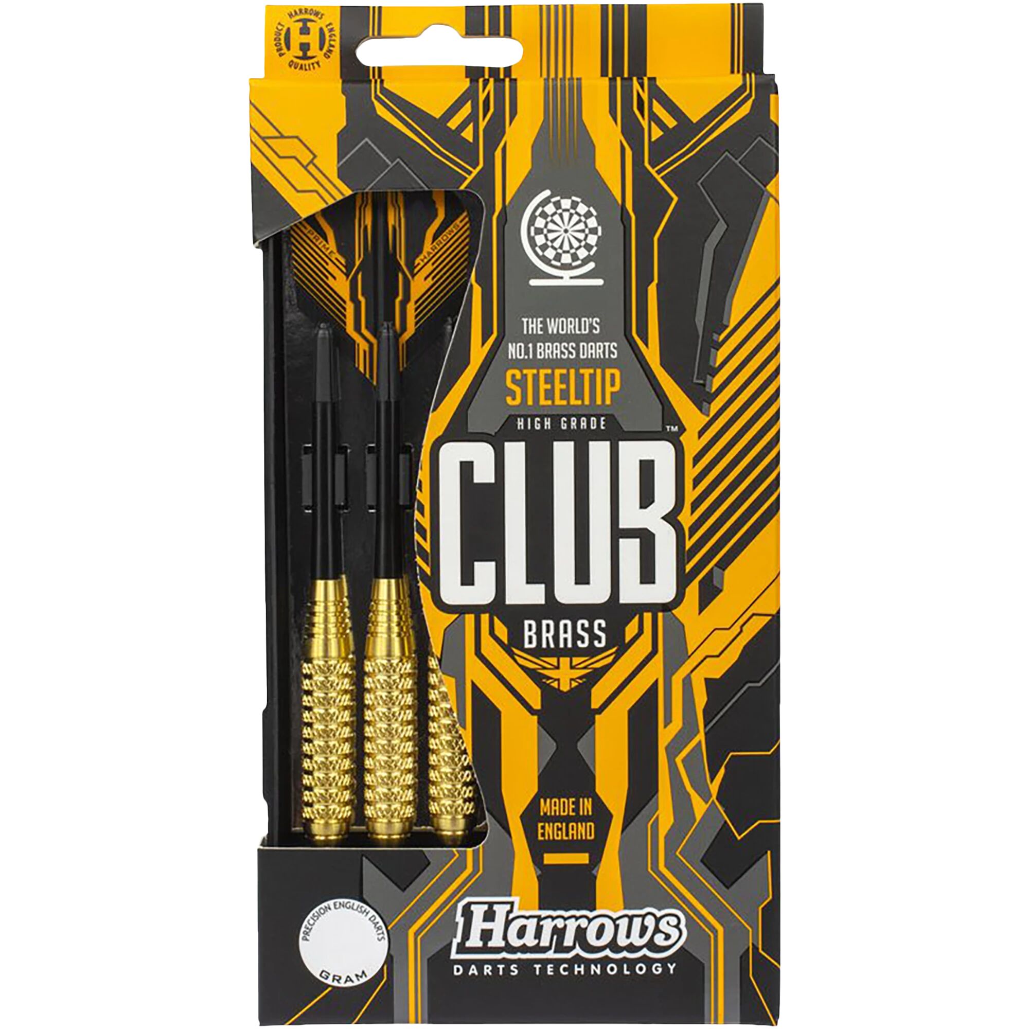Harrows Club Brass Steeltip, dartpiler 22g STD
