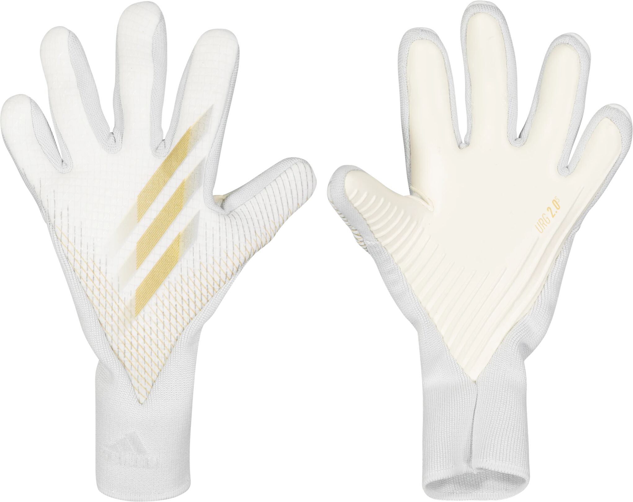 adidas X Glove Pro, keeperhanske senior 11 White/gold Met./silv