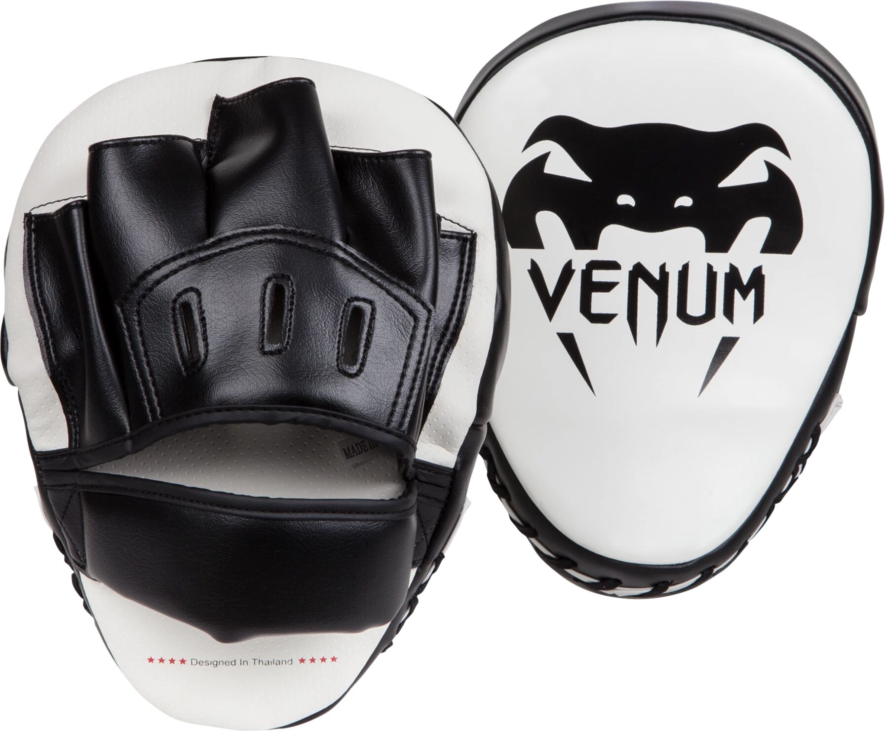 Venum Light Focus Mitts - Black/Black (Pair), slagputer senior One Size WHITE/BLACK