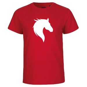Häst Silhuett T-shirt   Barn140/146clRöd Röd