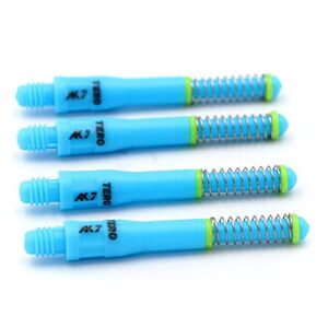 CUESOUL 4 Pieces TERO AK7 Dart Shafts Built-in Spring Telescope for Steel Point Arrows and Soft Pointed Arrows (CS-AK7 + 5H53)