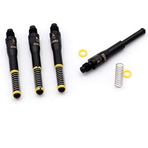 CUESOUL 4 Pieces TERO AK7 Dart Shafts Built-in Spring Telescope for Steel Point Arrows and Soft Pointed Arrows (CS-AK7 + 1E40)