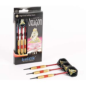 B+a Vertriebs Gmbh Keltik 661705 Billiard, Bowling, Dart & More Soft Dart Dragon Red 16 g 18 g Soft Darts Brass