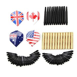 Asukohu 12Pcs Of Soft Tip Darts & 36 For Extra Tips Professional For Electronic Dartboar Tips Plastic 2ba