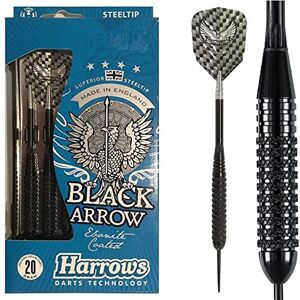 Harrows Black Arrow Darts - Black, 22 g