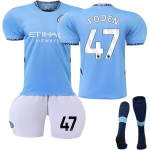 2024-2025 Manchester City Home Børnefodbolddragt nr. 47 Foden 26