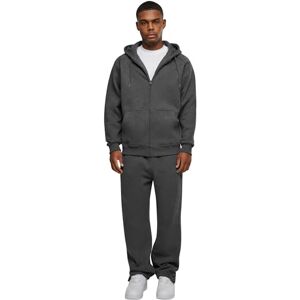 Urban Classics Herren Jogginganzug Blanc Suit, lässiges Kapuzensweatshirt mit Jogginghose, charcoal, 4XL