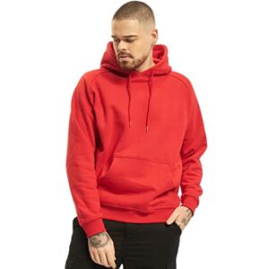 Urban Classics Men's Blank Hoodie, red