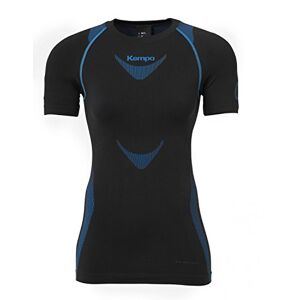 Kempa Erwachsene Bekleidung Teamsport Attitude Pro Shortsleeve Damen T-Shirt, schwarz/blau, M/L