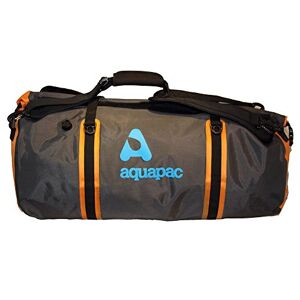Aquapac Upano Waterproof Travel Duffel Bag, 71 cm, 70 L, Multi-Coloured (Grey/Black/Orange)