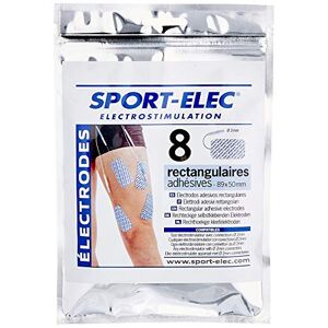 Sport-Elec Erwachsene Rechteckige Elektroden 8, Standard
