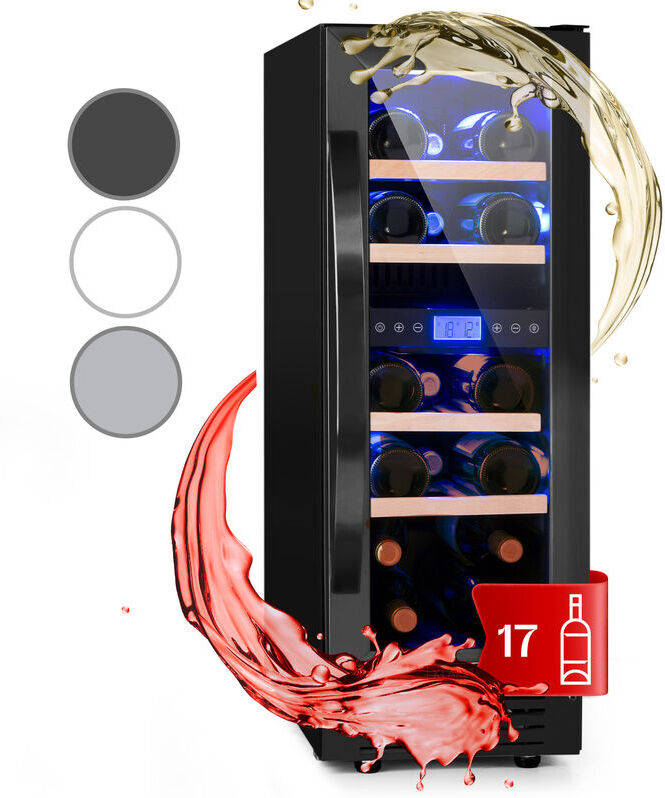 KLARSTEIN Vinovilla 17 Built-in Duo Onyx Edition Cave à vin 2 zones 53L 17