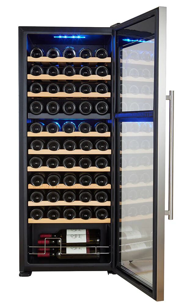 Electroline EWC54D Cantinetta vino con compressore Libera installazione Nero 54 bottiglia/bottiglie