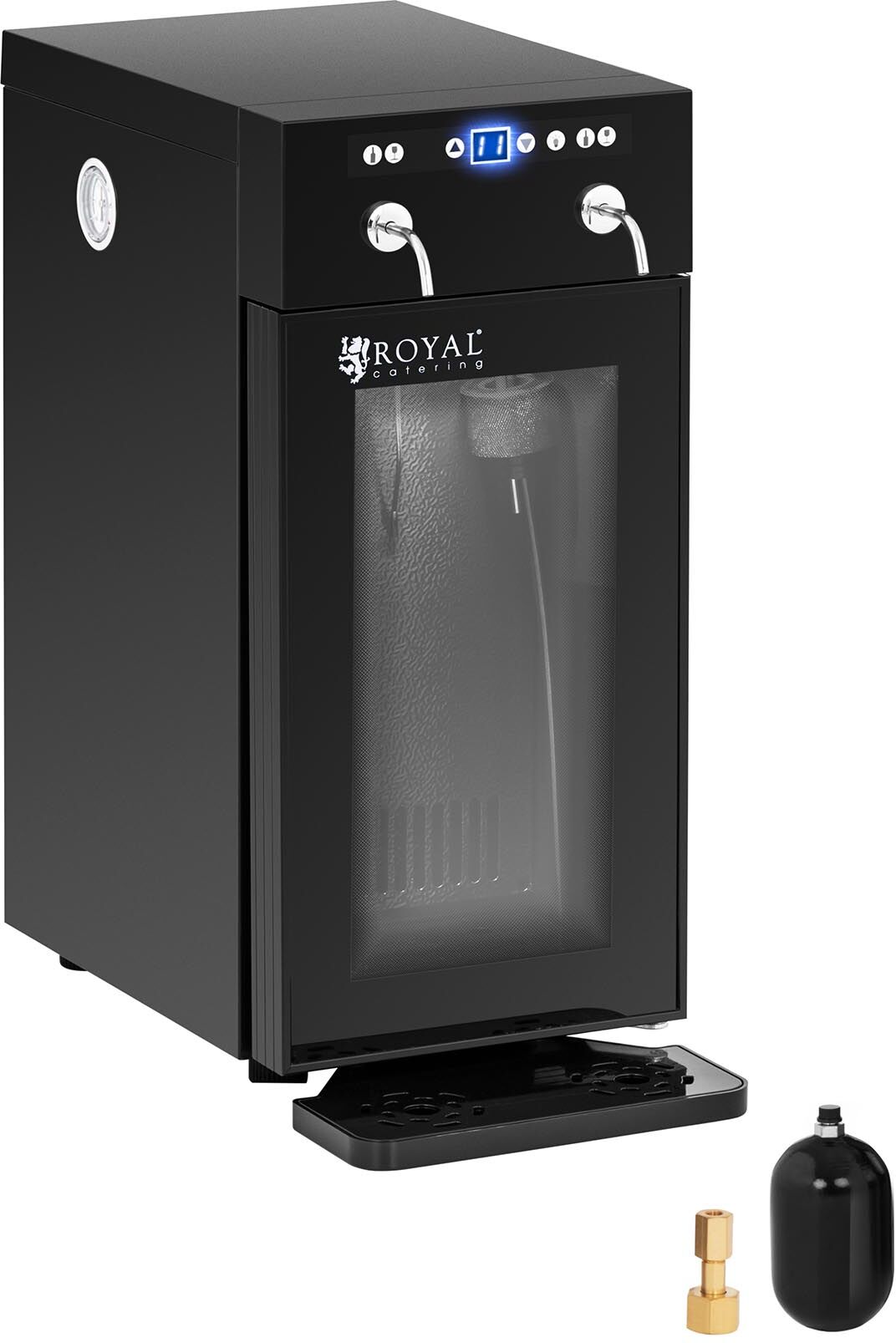 Royal Catering Spillatore vino professionale refrigerato - 2 bottiglie RC-WDB2