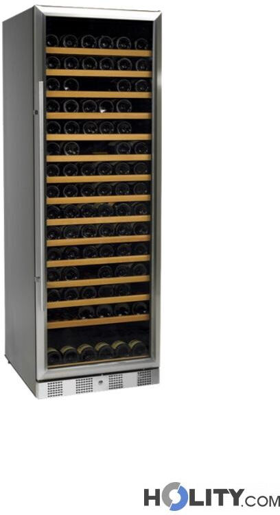 Cantinetta Vino Mono Temperatura Porta Inox H41_115