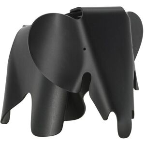 Vitra Eames Elephant Outdoor, Deep Black, Dyed-Through Polypropylene, Matt Finish