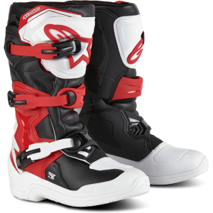 Alpinestars Crosstøvler  Tech 3S Barn Hvit-Svart-Knallrød