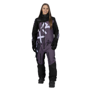 FXR Monosuit  CX Lite Dame Svart-Muted Grape