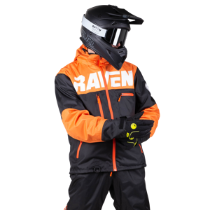 Raven Frontline Jakke Svart-Oransje