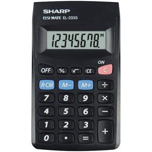 SHARP Miniräknare EL-233SBBK