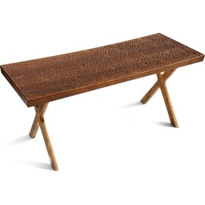 Zanat - Touch Bench, Brons, 100x45, Svartbetsad Lönn - Svart - Trä