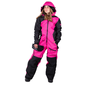 Raven Boondocker Monosuit Dam Svart-Rosa