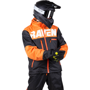 Raven Frontline Jacka Svart-Orange