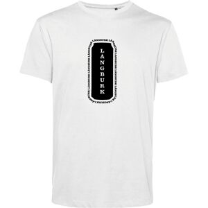 Långburk T-shirt   HerrXLVit Vit