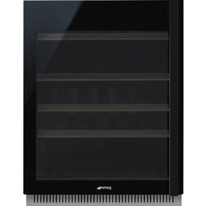 Smeg CVI638LN3 60cm Black Dolce Stil Novo Undercounter Wine Cooler - Black