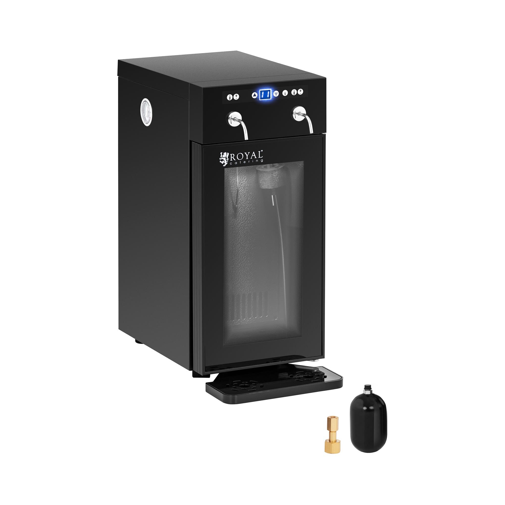 Royal Catering Wine Fridge - with taps - 2 bottles RC-WDB2