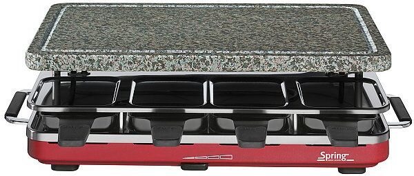 Auf Lager SPRING Spring - Raclette 8 mit Granitstein (Rot) 7640116146815 rot EG