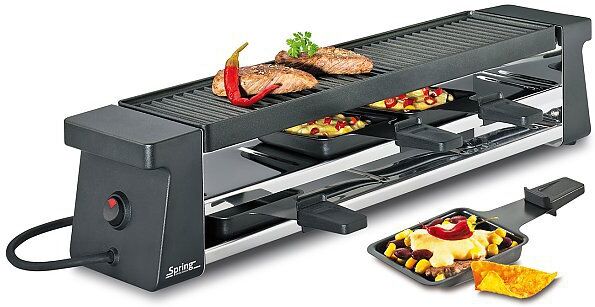 Auf Lager SPRING Raclette 4 Compact (Schwarz) 4052356003385 schwarz EG