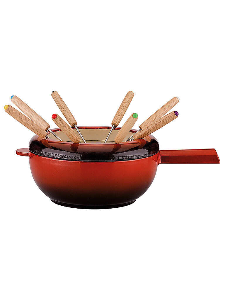 Auf Lager SPRING Fondue-Topf SAAS-FEE rot 20 cm 4052356008748 rot EG