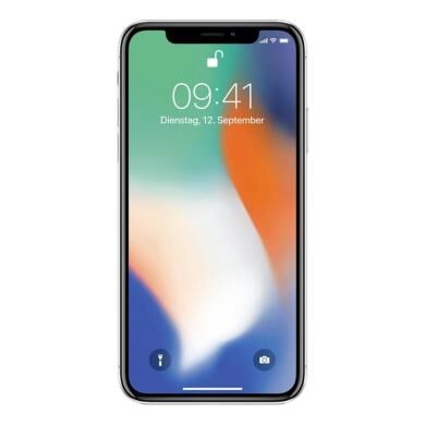 Apple iPhone X 256 GB silber