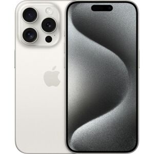 Apple iPhone 15 Pro, 128 GB, Titan Weiss Titan Weiss Größe