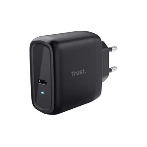 Trust Maxo USB C Ladegerät 65W, 75% Recycelten Materialien, Schnellladegerät USB-C Stecker mit Ladekabel 2m, Netzteil für iPhone, iPad, Samsung Galaxy, Steam Deck, Smartphones, Tablets, Laptops