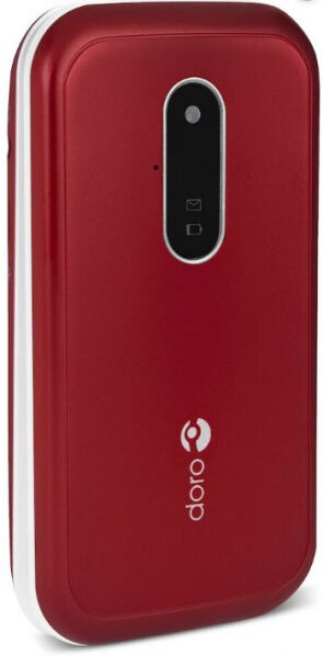 Doro 6620 - Klapptelefon - Rot/Weiss