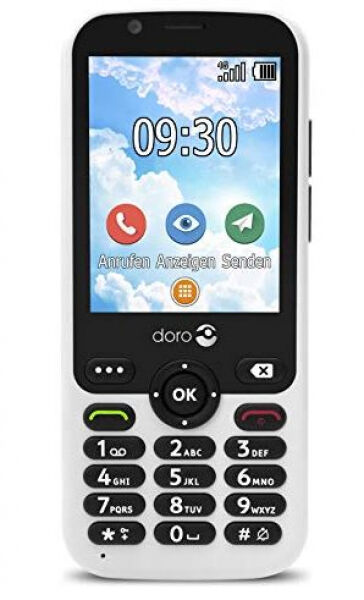 Doro 7010 - Mobiltelefon - Weiss